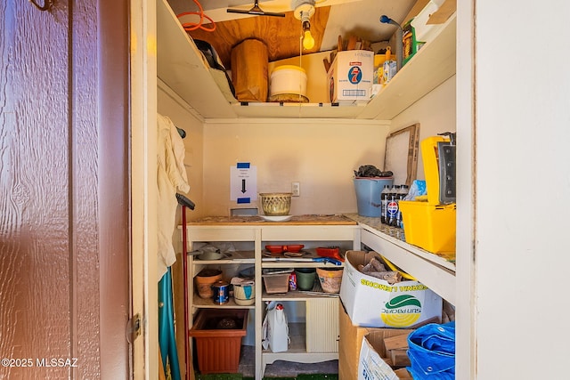 view of pantry