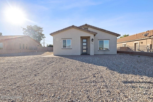 view of rear view of property