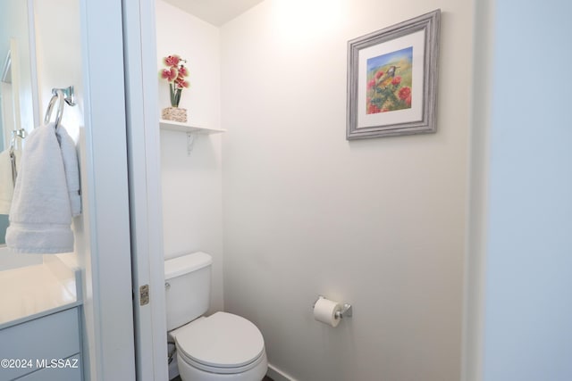 bathroom with toilet