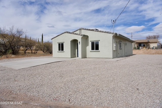 view of front of home