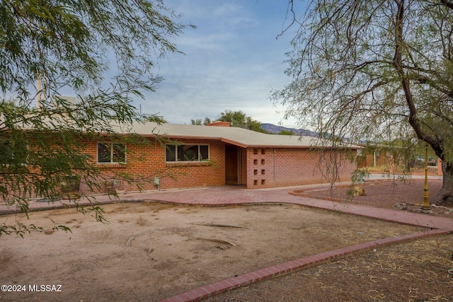 view of ranch-style home