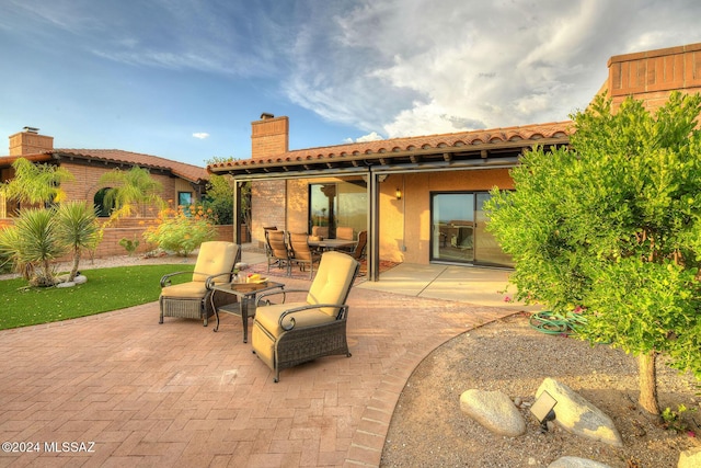 view of patio / terrace with outdoor dining area