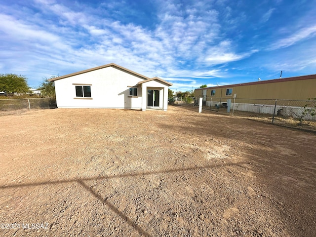 view of rear view of property