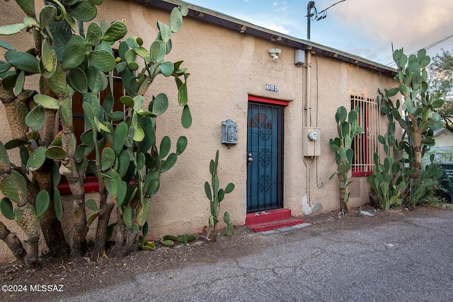 view of entrance to property