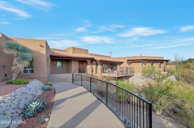 4423 N Osage Dr, Tucson, AZ 85718 - view of front of property featuring stucco siding and a tile roof