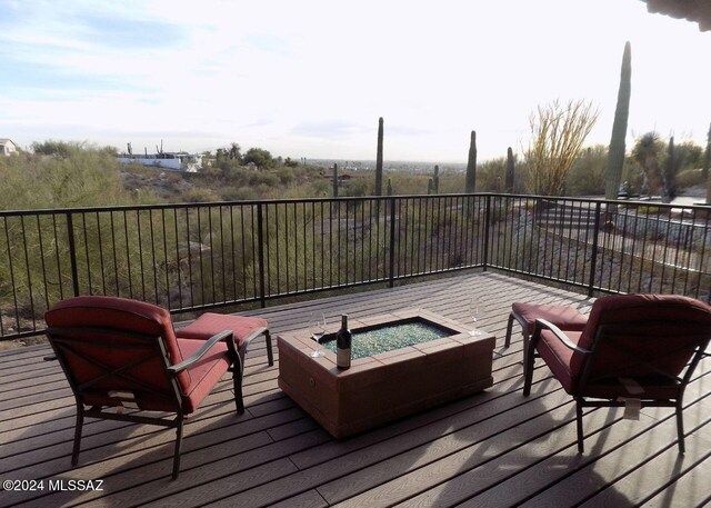 4423 N Osage Dr, Tucson, AZ 85718 - view of deck