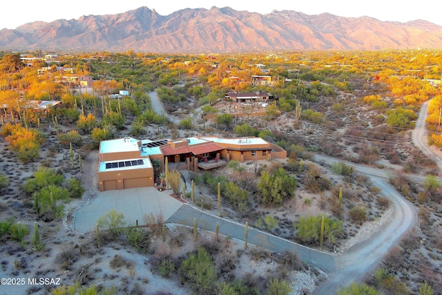 4423 N Osage Dr, Tucson, AZ 85718 - birds eye view of property featuring a mountain view