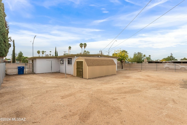 view of back of property