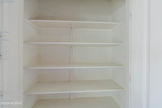 view of pantry