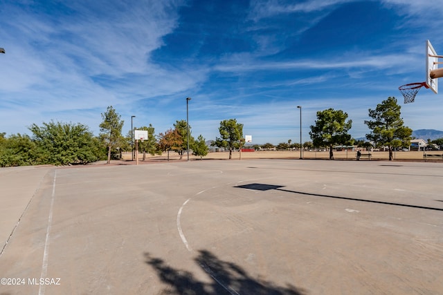 view of sport court