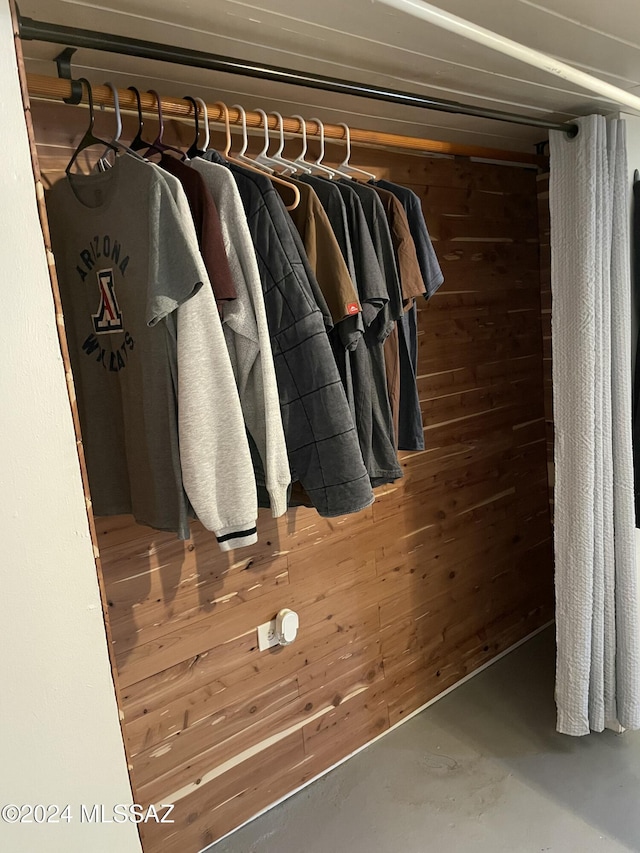 view of closet