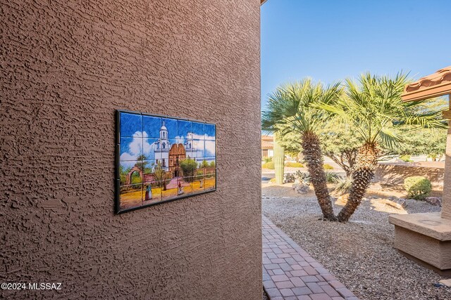 1474 N Miranda Ln, Green Valley, AZ 85614 - exterior details with stucco siding