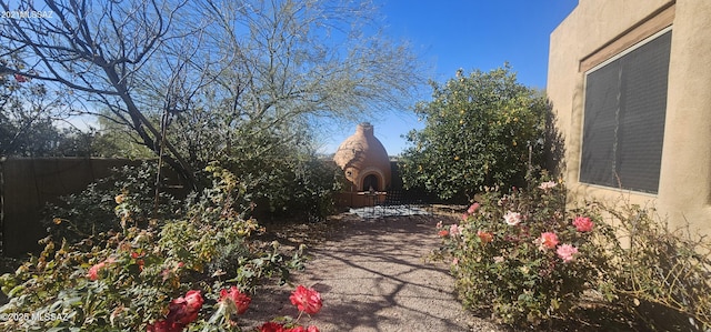 view of yard featuring a patio area