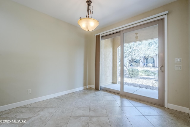 entryway featuring light tile patterned floors