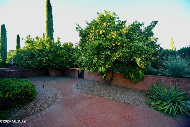 view of patio / terrace with fence