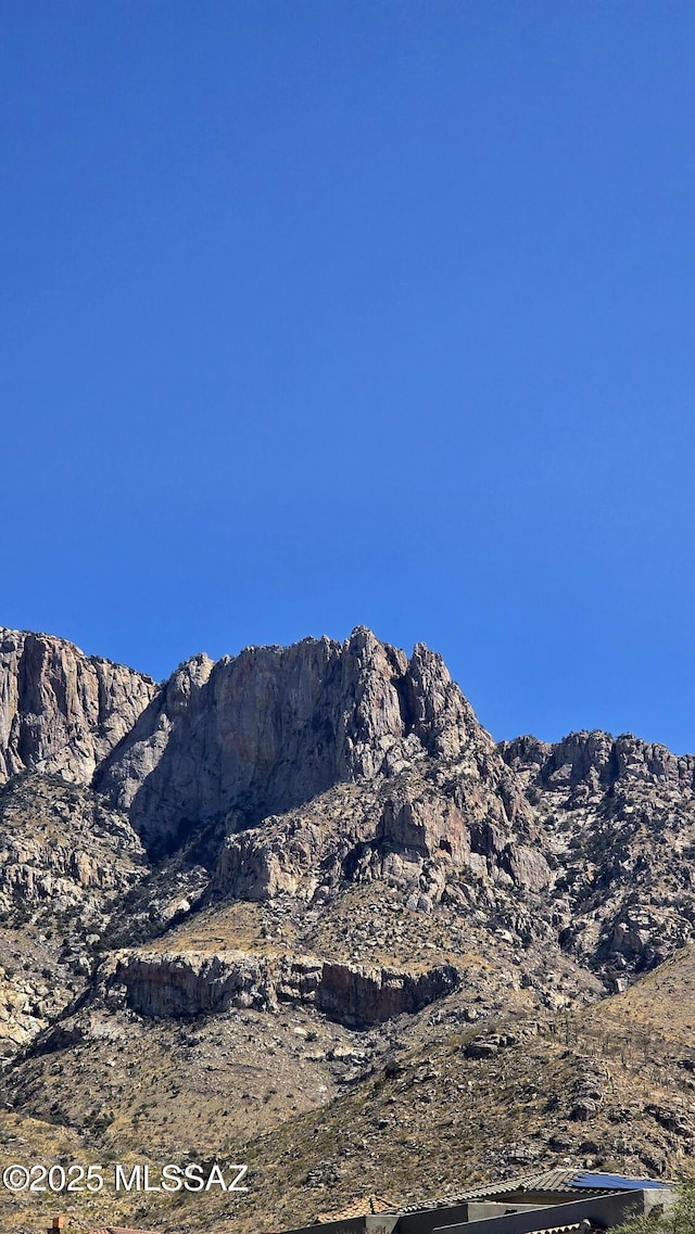 view of mountain feature