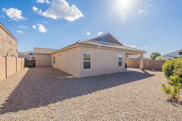 view of rear view of property