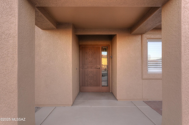 view of entrance to property