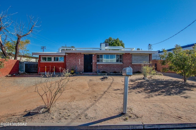 view of ranch-style house