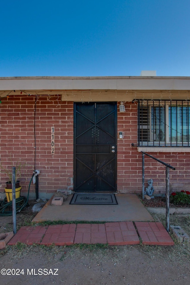 view of entrance to property