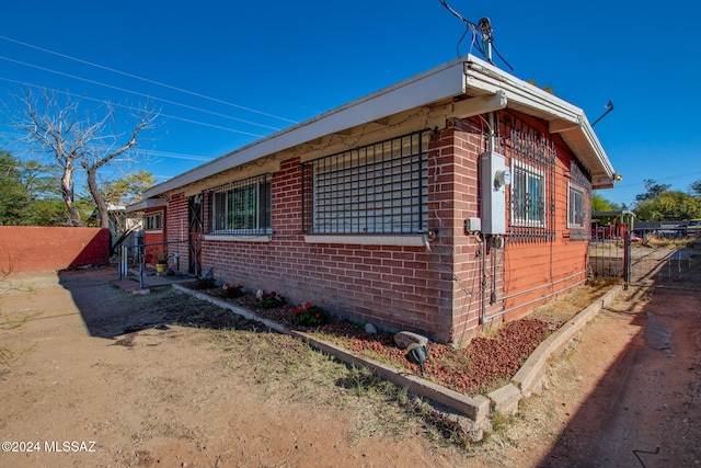 view of home's exterior