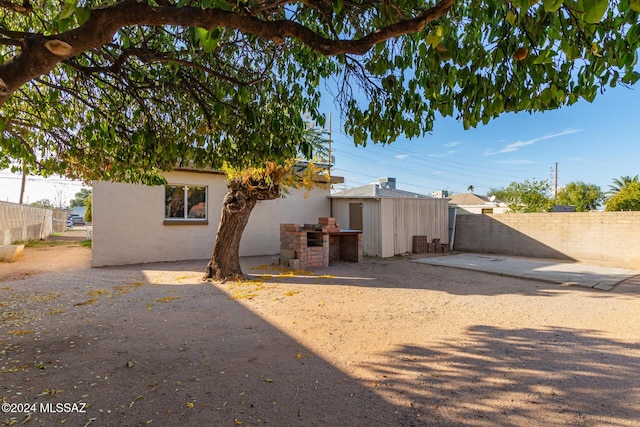 rear view of house with a patio area