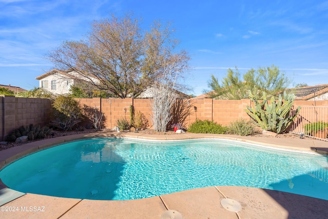 view of pool