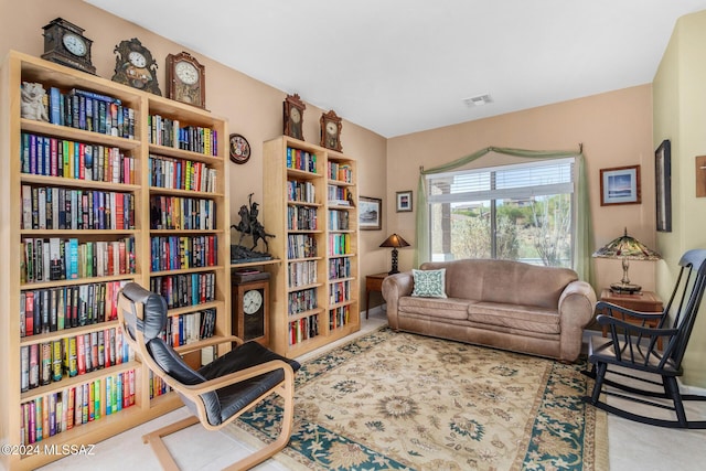 view of sitting room