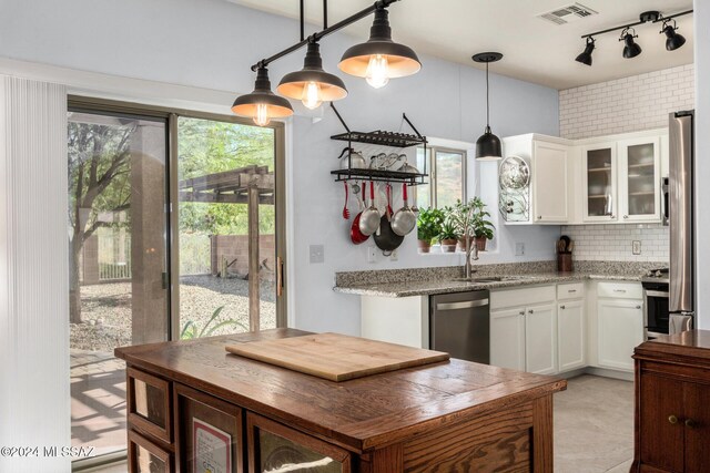 view of tiled dining area