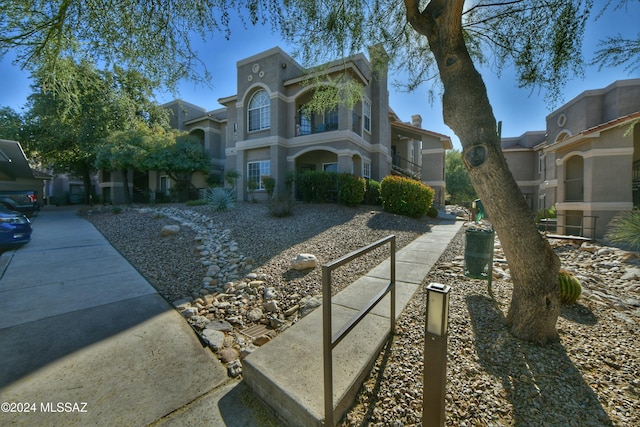 view of front of home