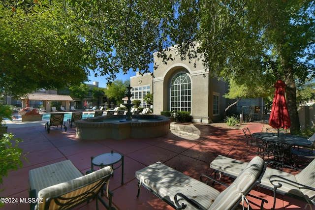 view of patio