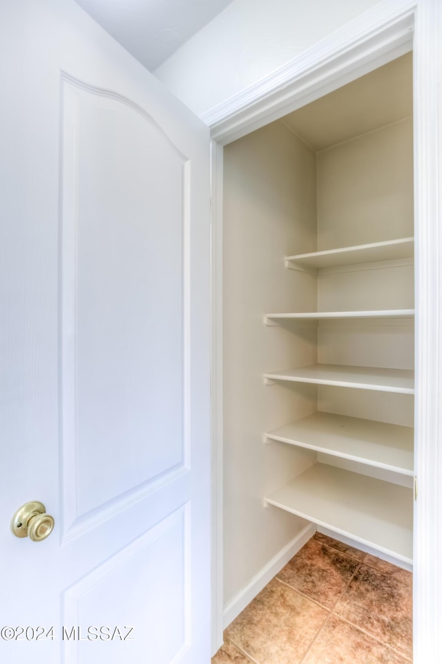 view of closet