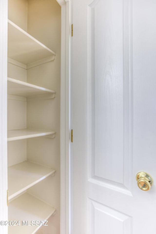 view of closet