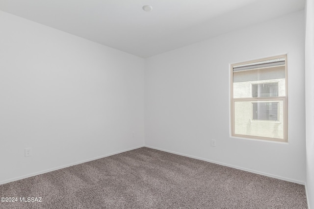 spare room featuring carpet flooring