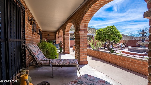 view of patio