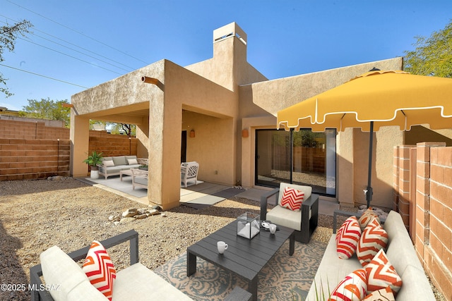 view of patio / terrace with outdoor lounge area