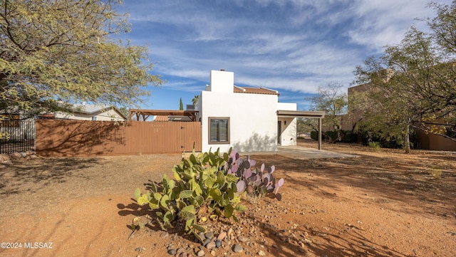 exterior space featuring a patio