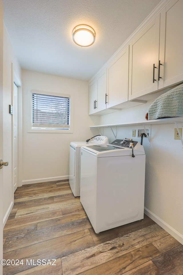 bathroom featuring hardwood / wood-style flooring, toilet, and an enclosed shower