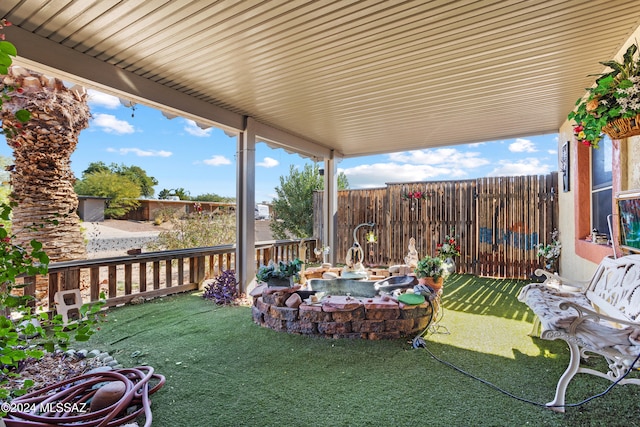 view of patio