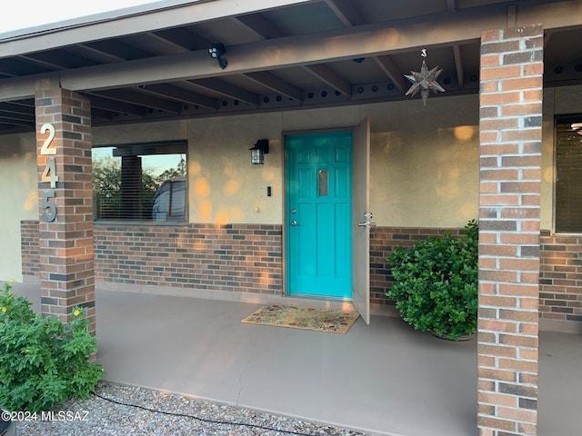 view of entrance to property