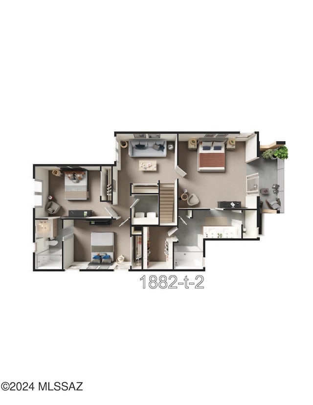 1156 E Fimbres St E, Tucson, AZ 85713 - plan
