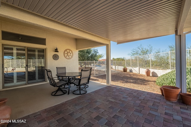 view of patio