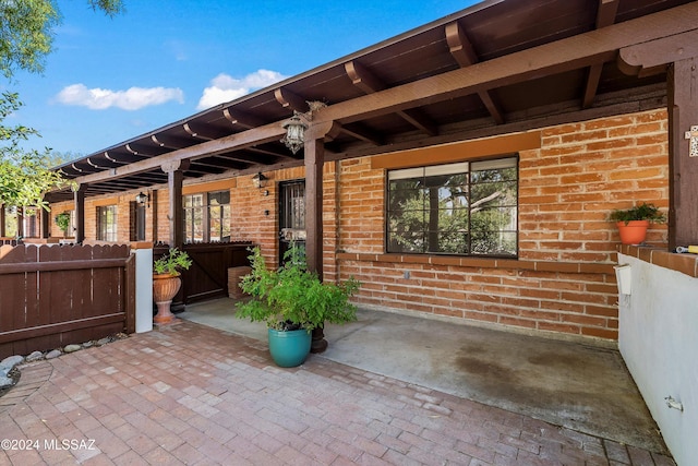 view of patio