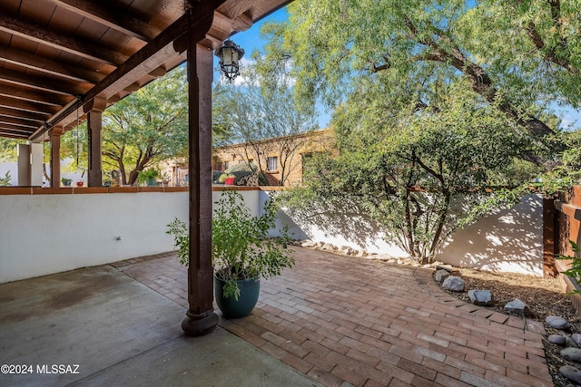 view of patio