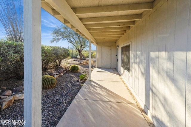 view of patio