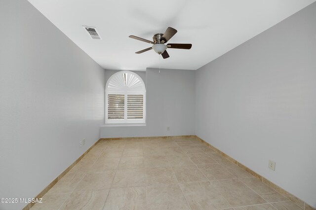 bathroom with visible vents, vanity, a walk in shower, and toilet