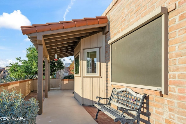 view of patio