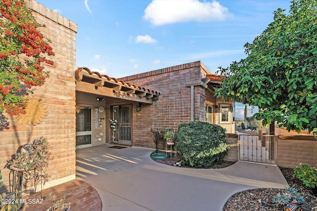 exterior space featuring a patio