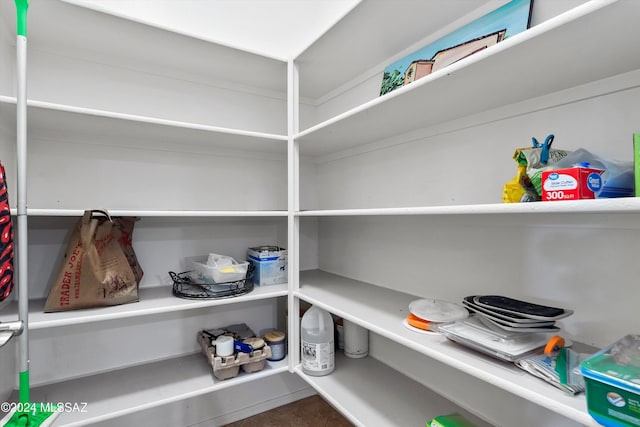 view of pantry