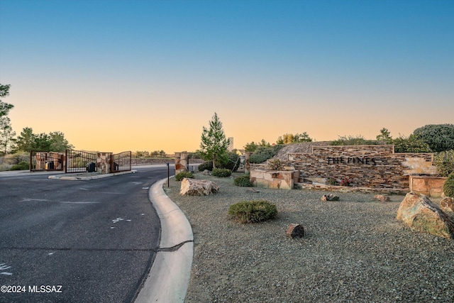 view of road